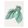 FatFace Green Coral Tie Scrunchie
