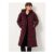 FatFace Harley Burgundy Red Longline Puffer Coat