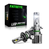 FateEye H7 LED Headlight Bulbs, 22k LM, 6500K, Pack 2
