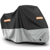 Favoto Motorcycle Cover Waterproof Outdoor Oxford Motorbike Cover for All Seasons Rain, UV & Dust Protection