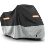 Favoto Motorcycle Cover Waterproof Outdoor Oxford Motorbike Cover for All Seasons Rain, UV & Dust Protection