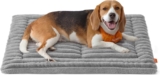 Feandrea Dog Bed Mat, L, 90 x 65 cm, Pet Blanket for Dogs and Cats, Machine Washable Pet Sofa Protector, Dove Grey PPB043GD01