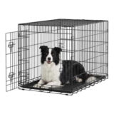 Feandrea Dog Crate, Single Door Folding Steel 10770.670.6 Cm