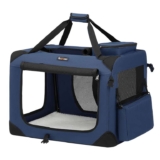 Feandrea Foldable Pet Carrier Bag, Portable Cat Dog Carrier, Soft Sided Pet Travel Carrier with Breathable Mesh, with Handles