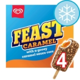 Feast Caramel Ice Cream Sticks 4 x 90ml – clubcard price