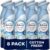 Febreze Air Freshener for Room Spray & Bathroom, Cotton Fresh, 185ML x 8 Packs, Air Fresheners for Home