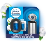 Febreze Bin Freshener Starter Kit Cotton 1 Holder 2 Refills 2×4.88ML