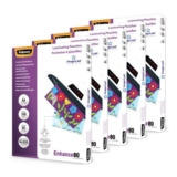 Fellowes A4 Laminating Pouches, Gloss Finish, 160 Micron, 500 Sheets