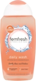 Femfresh Daily Intimate Wash, Soap Free Shower & Bath Gel Cleanser, 250ml Hypoallergenic, pH Balanced, Soap Free Feminine Wash with Aloe Vera & Calendula