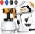 Fence Paint Sprayer Spray Gun – 650W/1200ml HVLP Electric for Home Interior and Exterior Cabinets House Fence Ceiling sheds 4 Nozzles airless – 2m Power Cable