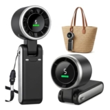 Fenxyo Portable Handheld Turbo Fan, 4000mAh, 14000RPM, USB-C, 5 Speeds