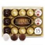 Ferrero Rocher Chocolate Box, 15 Chocolates, 172g