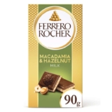 Ferrero Rocher Milk Chocolate Bar with Hazelnut & Macadamia, 90g/ Original Dark Chocolate Bar with Hazelnuts, 90g S&S £1.90