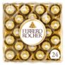 Ferrero Rocher Milk Chocolate Hazelnut Pralines Gift Box of Chocolates 24 Pieces 300g – Instore Govan