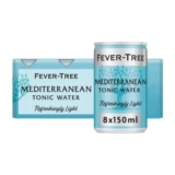 Fever-Tree Refreshingly Light Mediterranean Tonic Water 8 X 150ml