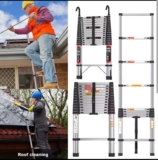 Feytory 2.6M Telescopic Ladder Stainless Steel, load 150kg extra £5 off with new user code – Zhitaozhang Tool Store