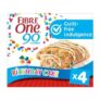 Fibre One 90 Calorie 4 Birthday Cake Squares 4 X 24g