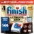 Finish Dishwasher Tablet, 146 Tabs (73 x 2 pck), Ultimate Plus Infinity Shine, Fresh Scent (Prime Deal)