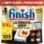 Finish Dishwasher Tablet, Ultimate Plus Infinity Shine, 105 Tabs, Lemon Sparkle,
