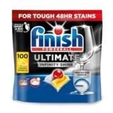 Finish Dishwasher Tablets Lemon Sparkle, 100, Tough on Grease