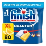 Finish Quantum All in One Dishwasher Tablets Lemon – 80 Tabs