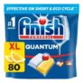 Finish Quantum All in One Dishwasher Tablets Lemon – 80 Tabs