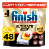 Finish Ultimate plus All in One Lemon Dishwasher Tablets Lemon – 48 Tabs