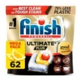 Finish Ultimate plus Lemon Dishwasher Tablets 62Each