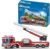 Fire Truck Building Block Set, 294 Pieces, Extended Ladder Firetruck Model Construct a realistic fire truck with an extended ladder for endless building and imaginative adventures