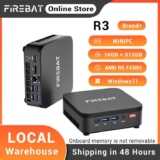Firebat R3 Mini Pc Amd Ryzen 5 7430U/Ryzen 3 4300U Lpddr4 16Gb Ram M.2 Sata 512Gb Ssd with code – Firebat Online Store