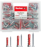 Fischer 544546 Duopower Universal Dowels Kit with Screw, Transparent
