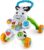 Fisher-Price Learn with Me Zebra Walker First Steps Baby Walker Push Along Toy with Lights, Music, Baby Girl and Baby Boy Toys Hands-On Toddler Baby Push Along Walker UK English Version, GXC31