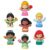 Fisher-Price Little People Disney Princess Toys, Set of 7 Character Figures for Toddler and Preschool Pretend Play