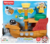 Fisher-Price Little People My Mario Bowsers Airship Toy Playset with 1 Figure