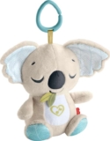Fisher-Price On-the-Go Koala Soother Plush Baby Toy, White Noise & Soothing Music & Sounds