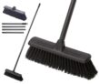 Fit For The Job Indoor Sweeping Broom, Soft Broom Ideal For Laminate, Vinyl, Wooden Floor, Tiles, Soft Floor Brush, Indoor Sweeping Brush with Handle