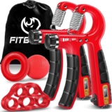 FitBeast Hand Grip Strengthener Workout Kit (5 Pack)