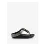 FitFlop Purple Fino Bauble Bead Toe Post Sandals