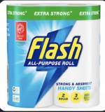 Flash All-Purpose Roll Handy Sheets 2 pack