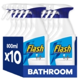 Flash Bathroom Cleaner Spray, 8 Litres (800ml x 10) £20.19 s&s