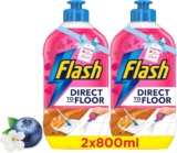 Flash Direct to Floor Cleaner Berry & Cherry Blossom 2x800ML