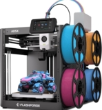 Flashforge Adventurer 5X 3D Printer with Multi-Color Printing,Customize with IFS,AD5X Multi-Material/Full-auto leveling 3D Printer,Max Speed: 600mm/s,Auto 4kg Filament Refill,Compact Integrated Design