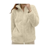 Fleece Winter Jackets for Women Warm Full-Zip