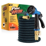 Flexi Hose 100FT Expandable Garden Hose Retractable with Nozzle sold by Britech Inc /FBA