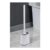 Flexible Silicone Toilet Brush and Holder with Detachable Handle