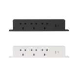 Flexispot PS024 Desk Power Socket with USB Ports (Black / White) W/Code