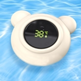 Floating Baby Bath Thermometer Digital – Waterproof Led Display Baby Essentials for New born, Baby Shower Nursery Products, Bathing Water Temperature Monitor for Kids Children Infant Toddlers Newborns