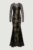 Floral Applique Embellished Metallic Georgette Woven Maxi Dress, sizes 6 – 12 – 10% off w/Code