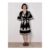 Floral Baroque Smocked Mini Dress