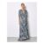Floral Chiffon Shimmer Maxi Dress